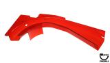 Ramps - Plastic-STREET FIGHTER II (Gottlieb) Ramp plastic red