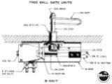 -Wire gate post 02-3133