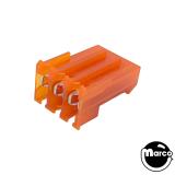 -Connector - IDC orange 3r mt/thru 18/156