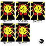 -LASER CUE (Williams) Target decals (5)