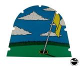 -TEED OFF (Gottlieb) Topper backdrop