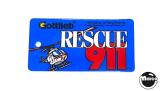 Playfield Plastics-RESCUE 911 (Gottlieb) Key fob