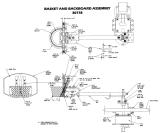 Motors-SHAQ ATTAQ (Gottlieb) Basket backboard assembly