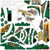 Playfield Plastics-GILLIGAN'S ISLAND (Bally) Plastic