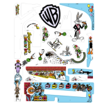 Playfield Plastics-BUGS BUNNY (Bally) Plastic set