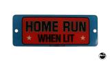 -SLUGFEST (Williams) pinball machine "HOME RUN" playfield pla