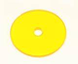 Playfield Plastics-Washer - PETG yellow 1 inch OD #6