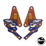Classic Playfield Reproductions-FIRE! (Williams) Plastic slingshot set
