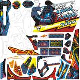 Classic Playfield Reproductions-BLACK KNIGHT 2000 (Williams) Plastic set