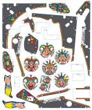 Playfield Plastics-JOKERZ (Williams) Plastic set