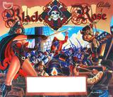 Backbox Art-BLACK ROSE (Bally) Translite