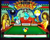 Backbox Art-POOL SHARKS (Bally) Backglass