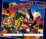 RADICAL (Bally) Backglass