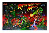 Backbox Art-REVENGE FROM MARS (Bally) Translite