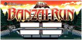 Classic Playfield Reproductions-BANZAI RUN (Williams) Backglass marquee