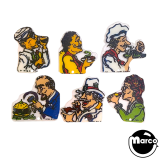 DINER (Williams) Plastic character set
