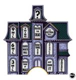 Stickers & Decals-ADDAMS FAMILY (Bally) Mansion overlay