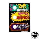 CREATURE BLACK LAGOON (Bally) Playfield Plastic