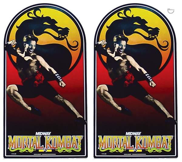 Laminated All Sizes Mortal Kombat Arcade Side Artwork Panel Stickers Graphics 