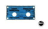 WHITE WATER (Williams) Playfield plastic
