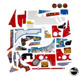 Playfield Plastics-TWILIGHT ZONE (Bally) Plastic set