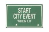 ROAD SHOW (Williams) Plastic 'Start City Event'