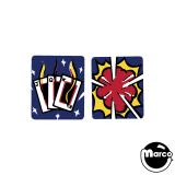 Stickers & Decals-THEATRE OF MAGIC (Bally) Spinner decals