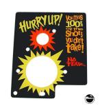 Playfield Plastics-NO FEAR (Williams) Plastic "Hurry Up"