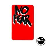 -NO FEAR (Williams) Decal drop target