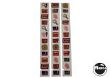 Stickers & Decals-WHO DUNNIT (Bally) Slot reel decal set