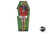 Stickers & Decals-SCARED STIFF (Bally) Coffin decal