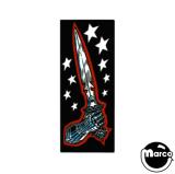 Stickers & Decals-MEDIEVAL MADNESS (Williams) Decal -sword