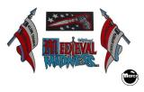 MEDIEVAL MADNESS (Williams) Apron decals MEDIEVAL MADNESS (Williams) Apron decals