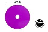 Cabinet Hardware / Fasteners-Washer - PETG purple 3/4 inch OD #6