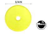 Cabinet Hardware / Fasteners-Washer - PETG yellow 3/4 inch OD #6