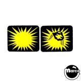 -BLACKOUT spinner decals -  1 pair/set