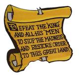 -MEDIEVAL MADNESS (Williams) Decal scroll