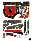 Playfield Plastics-MARIO ANDRETTI (Gottlieb) Plastic set