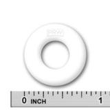 Rubber ring - White 3/8 ID x 1/4 inch cross
