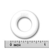 Commercial Discount Rubber-Rubber ring - White 7/16 inch ID