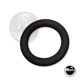 Rings - Black-Rubber ring - Black 1 inch ID 