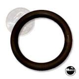 Rings - Black-Rubber ring - Black 1-1/2 inch ID