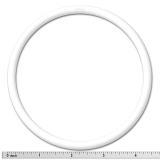 Rings - White-Rubber ring - White 4 inch ID