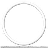 Commercial Discount Rubber-Rubber ring - White 4-1/2 inch ID