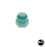 Post cap - nylon acorn nut 6-32 green