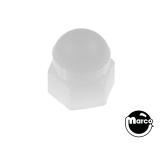 Post cap - nylon acorn nut 6-32 natural