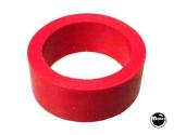 -Rubber - flipper 1/2 inch x 1 inch ID red small