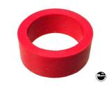 Flipper Rubber-Rubber - flipper 1/2 inch x 1 inch ID red small