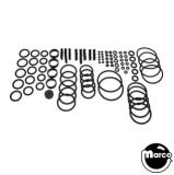 Bulk Products-Rubber rings - BLACK assortment