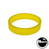 Super-Bands Flipper Narrow 0.375 in x 1.5 in ID Ring, Yellow Translucent Gloss